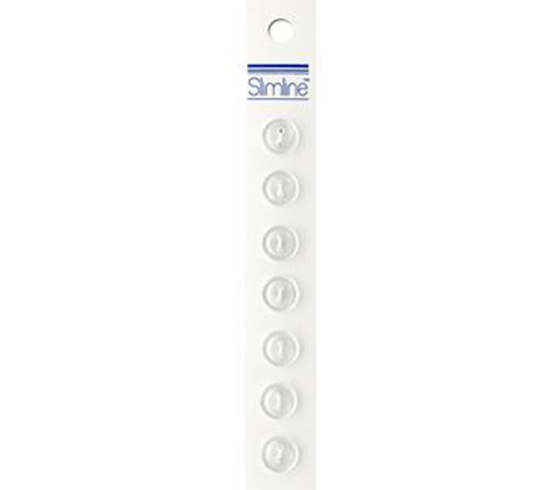 Slimline Buttons - 7/16-inch Pearl 7 Piece Hook #3