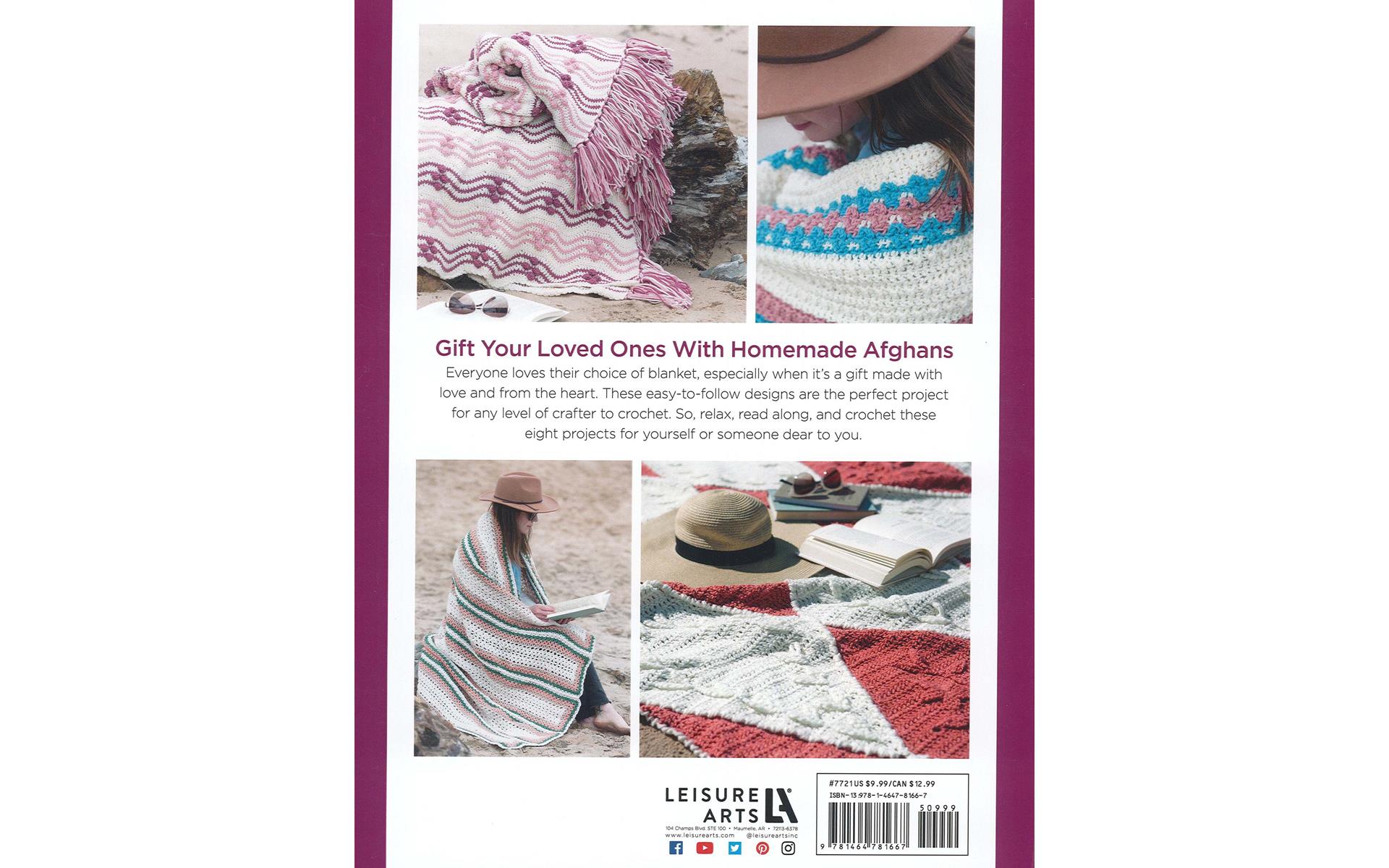 Leisure Arts Learn to Crochet Ripple Afghans Book