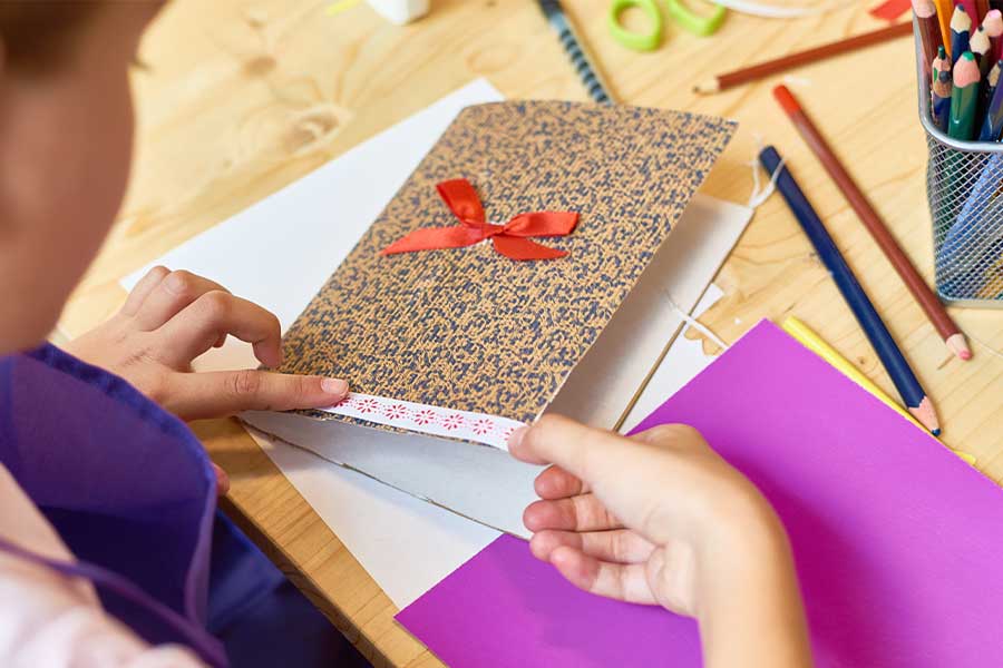 World-Card-Making-Craft-Warehouse-Girl-Making-Card