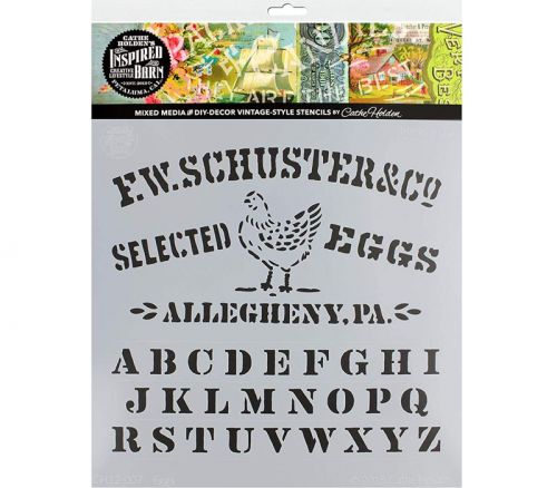 Stencil - Eggs - 6-inch x 6-inch