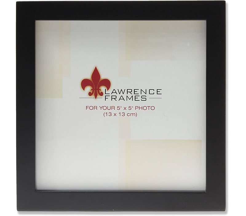 Lawrence Frames Gallery Collection - 5-inch x 5-inch - Black