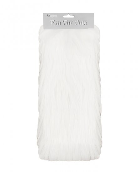 Craft Cut 9-inch x 12-inch - Faux Fur Gorilla - White