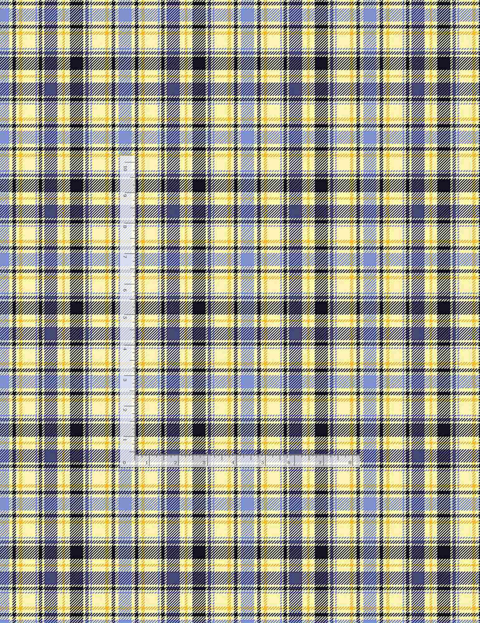 Timeless Treasures To the Moon and Back Yellow Star - Plaid