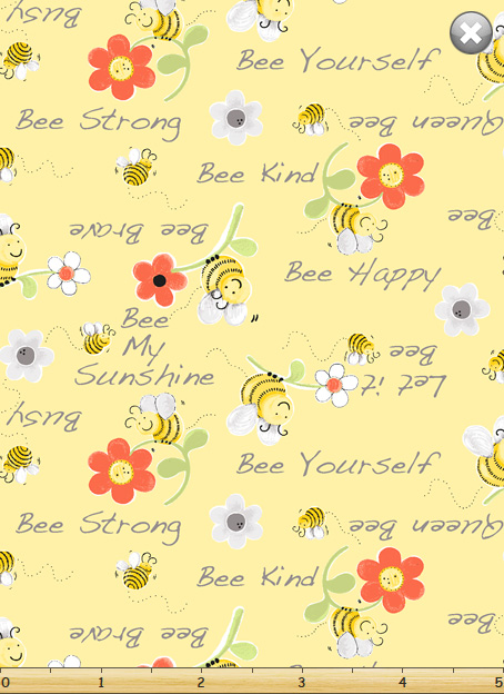 SusyBee Sweet Bees Bee Kind Words on Yellow