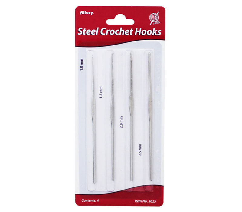 Allary Steel Crochet Hook Value Pack 1mm to 2.5mm - Craft Warehouse