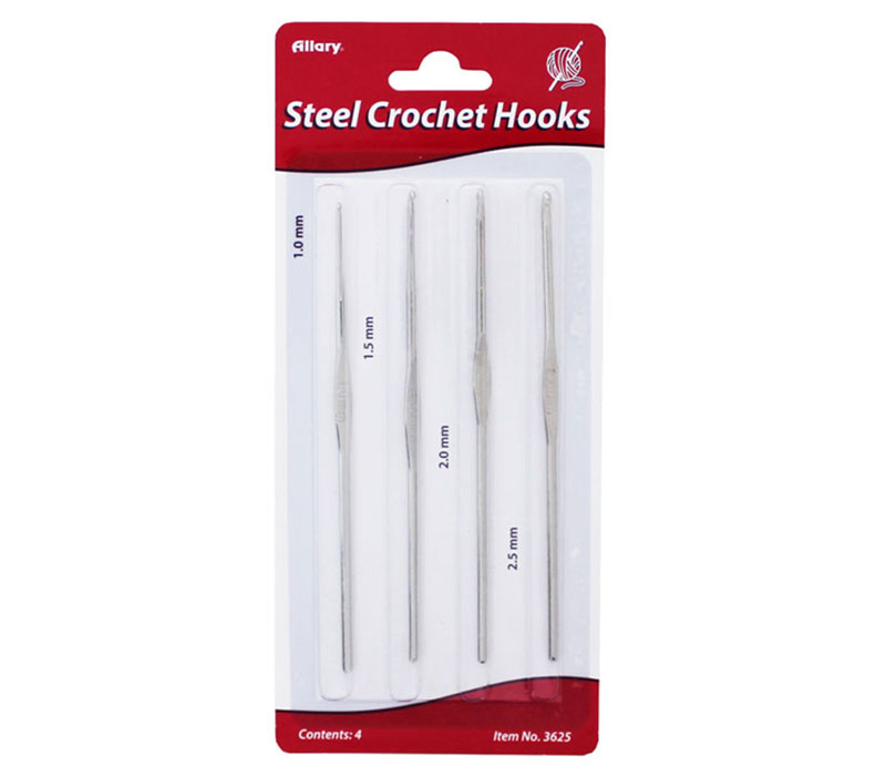 Boye Steel Crochet Hooks - 6 Piece - Craft Warehouse