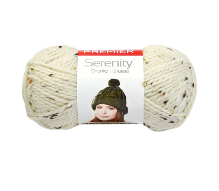 Premier Serenity Chunky Tweed Cream with Natural Flecks 900-17