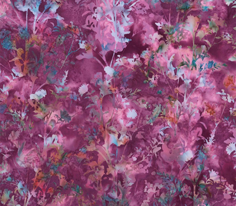 Made with Love Batik Wildflower in Fuchsia 2475-23