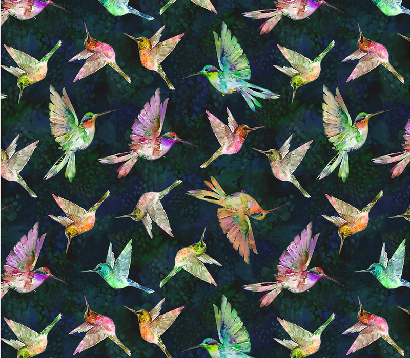 Hummingbird Fabric Nightfall