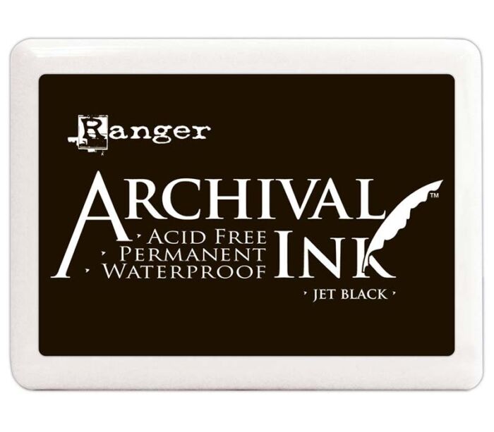 Ranger Archival Ink Pad - Jet Black #3
