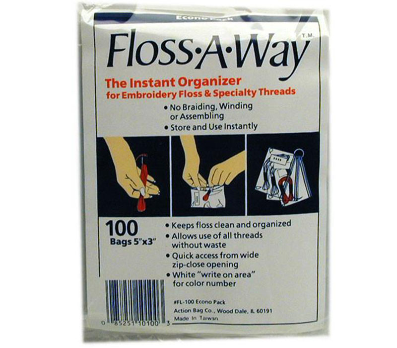 Floss-A-Way - 100 Bag Econo Pack