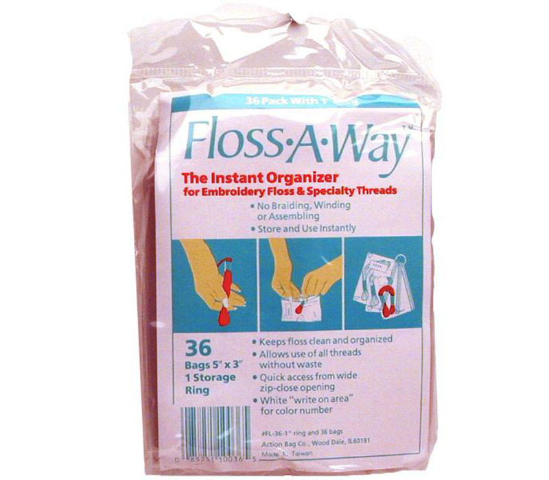 Action Bag - Flossaway Bags with Ring 36 Piece