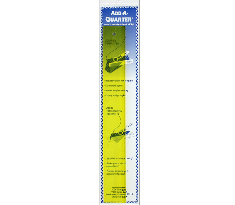 cm Designs Ruler 12 Add-A-Quarter