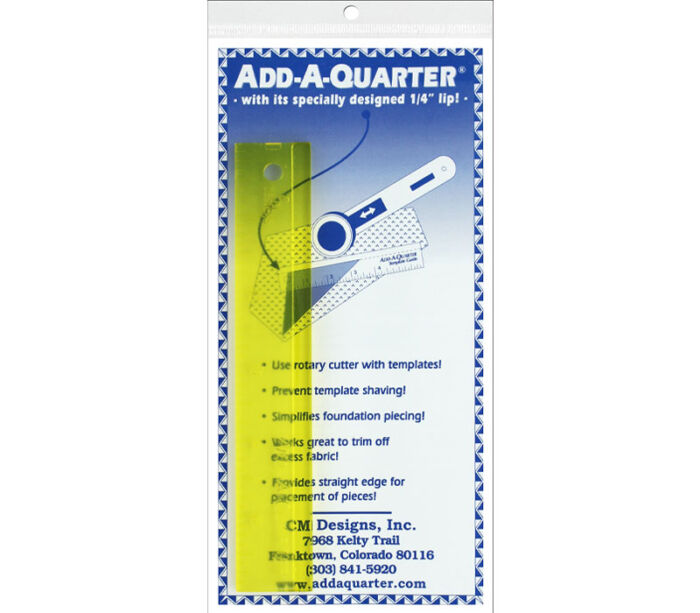 CM Designs - Ruler 6-inch Add-A-Quarter
