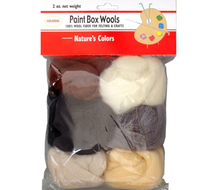 Colonial - Needle Paint Box Wools Natures 6 Piece
