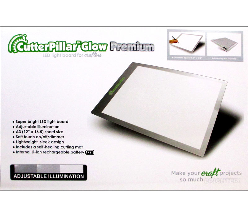 CutterPillar Glow Premium, illuminated craft mat