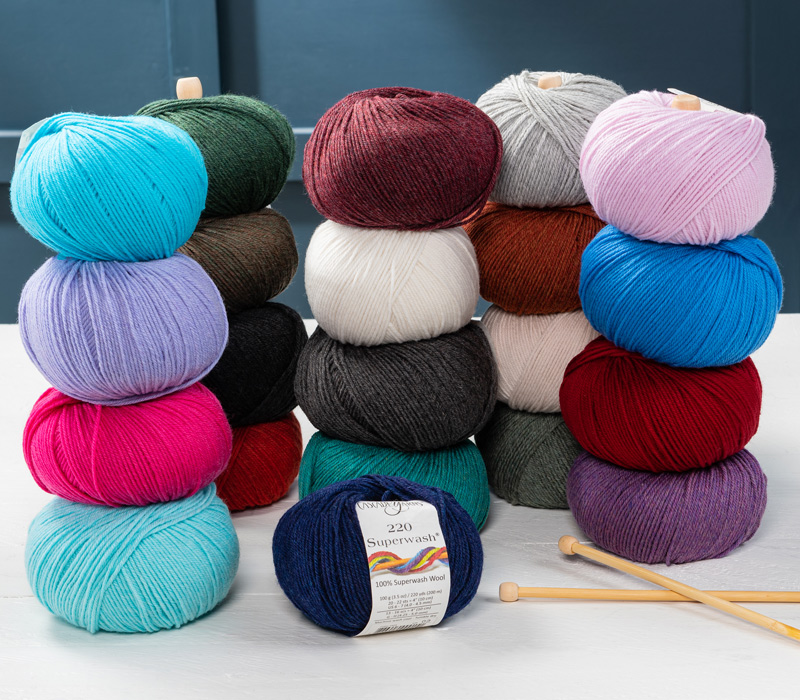 Wool Yarn Pastel Colors Pack of 10 – Asian Hobby Crafts