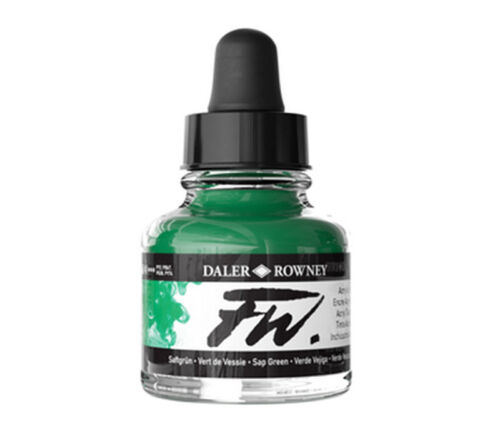 FW Liquid Acrylic Ink - 1-ounce - Sap Green