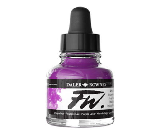FW Liquid Acrylic Ink - 1-ounce - Purple Lake