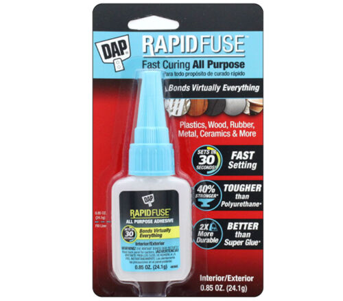 DAP - RapidFuse All Purpose Adhesive .85-ounce Clear