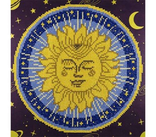 Diamond Art - Kit 12-inch x 12-inch Intermediate Sun Mandala