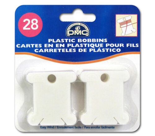 DMC Floss - Bobbins Plastic 28 piece