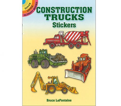 Dover Publications - Little Constructn Trucks Stickers Book