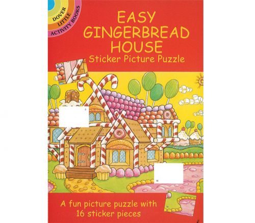 Dover Publications - Little Easy Gingerbread House Sticker Book