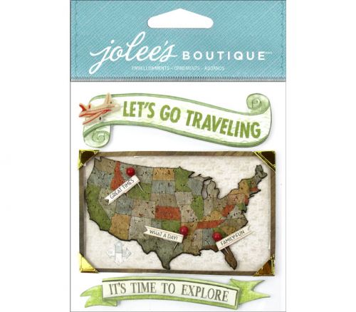 JOLEE'S BOUTIQUE WOMENS COWBOY BOOTS 2 PC STICKERS SCRAPBOOK CRAFT VACATION TRIP 