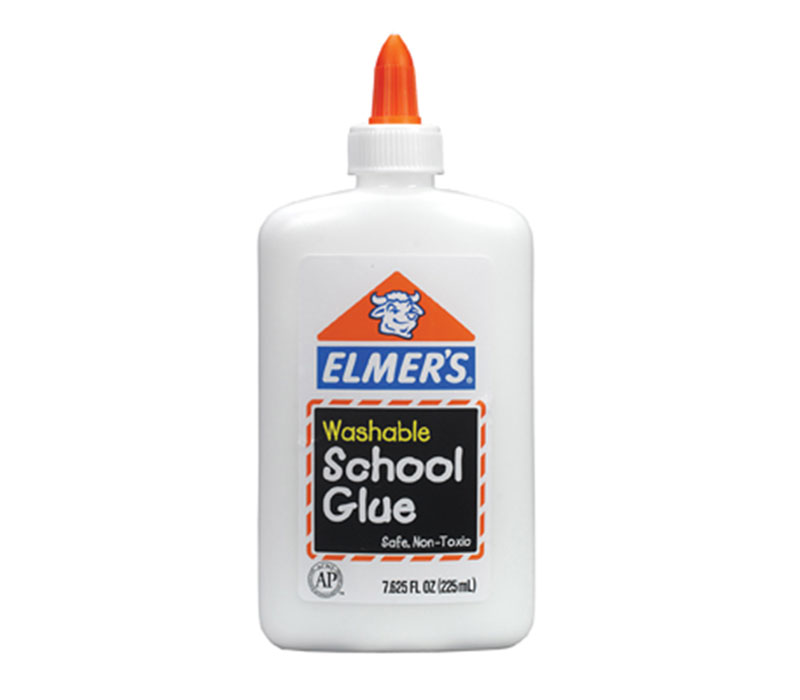 Elmers Washable No Run School Glue - 8-ounce