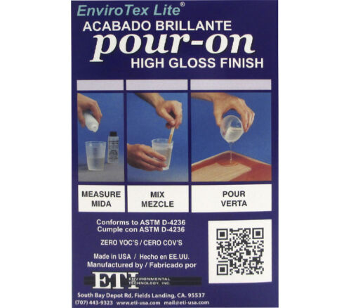 Envelopeirotex Lite - Pour On High Gloss Finish 8-ounce