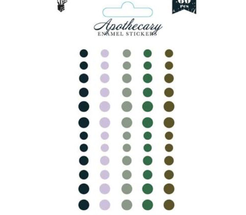 Fancy Pants Enamel Dots - Apothecary