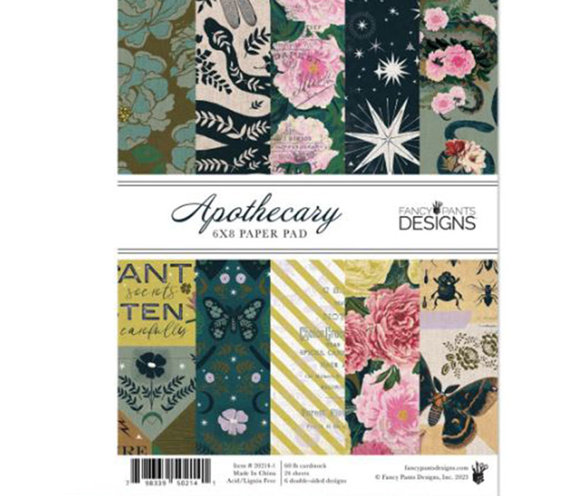 Fancy Pants Paper Pad - 6x8 - Apothecary