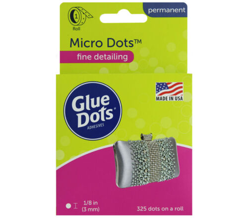 Glue Dots - Micro 1/8-inch Box 325 Piece