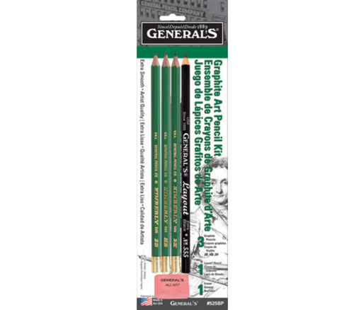 General Pencil Graphite Drawing Pencil Set - 5 Piece