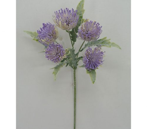 Thistle Spray - 5 Stem - 15-inch - Lavender