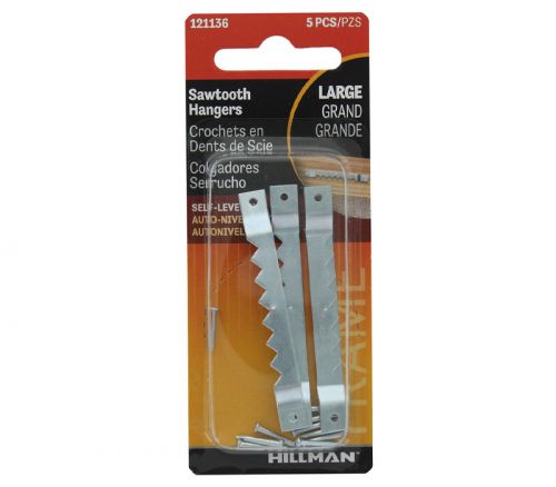 Hillman - Picture Hanger Self-Levelers Sawtooth Large