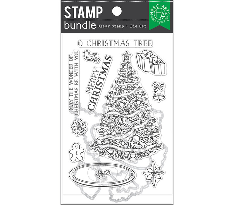 Hero Art Die and Stamp Bundle - O Christmas Tree