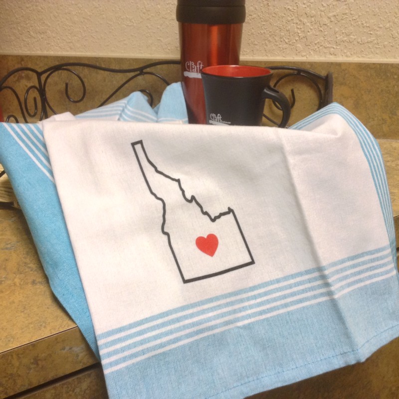 cotton kitchen towel idaho state