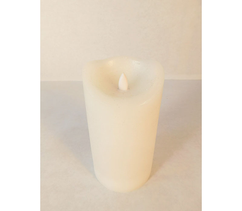 Real Wax Flameless Candle - 4-inch x 7-inch