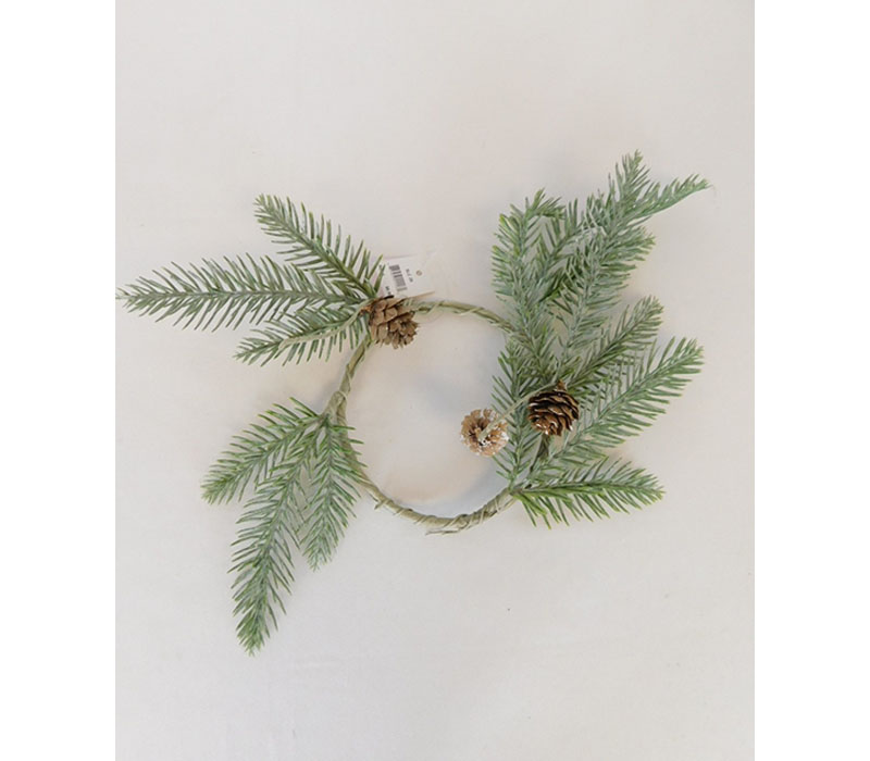 Wreath - Pine with Pinecones - 11.5-inch