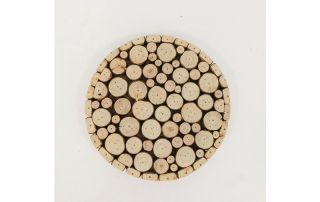 Mat - Round Wooden Slices