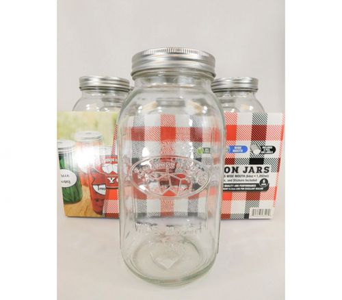 Glass Canning Jar - Gallon Wide Mouth - 1 Piece