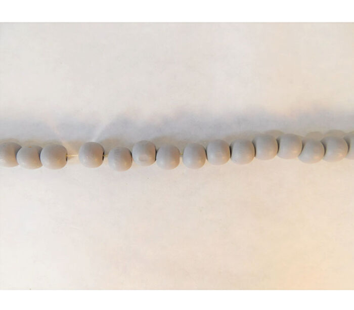 Garland Wooden Beads - Grey - 9-foot - Image 3