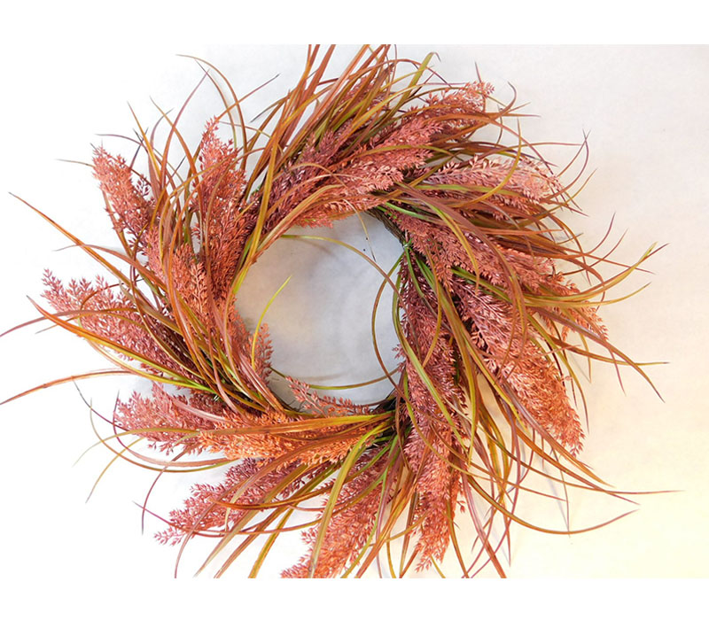 Wreath - Foxtail and Grass - 24-inch