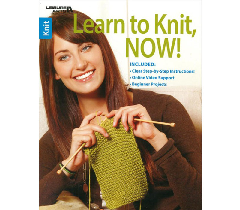 LEISURE ARTS Learn to Knit Book
