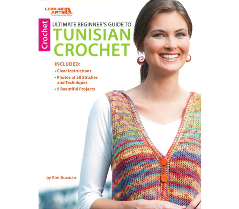 Leisure Arts Tunisian Crochet Stitch Guide Crochet Book