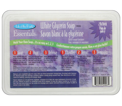 Life of the Party Soap - Base Glycerin 2-pounds White