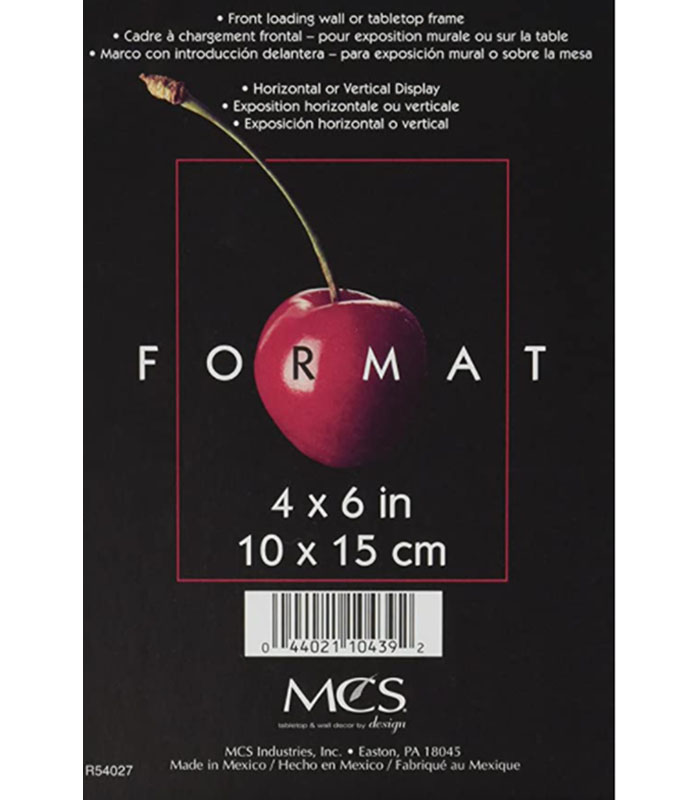 MCS Canvas Float Black Frame 11x14