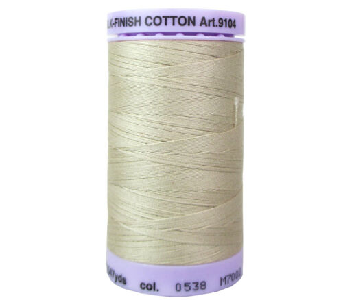 Mettler - Silk Finish Cotton #50 547-yard Straw